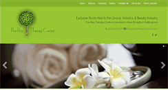 Desktop Screenshot of baytherapycentre.com