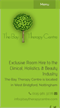Mobile Screenshot of baytherapycentre.com